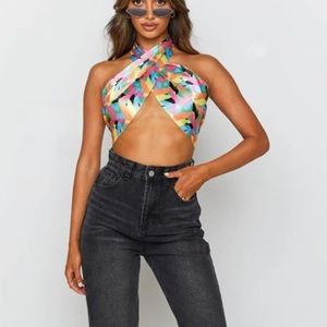 Danna Scarf Top Tropical size 2/small